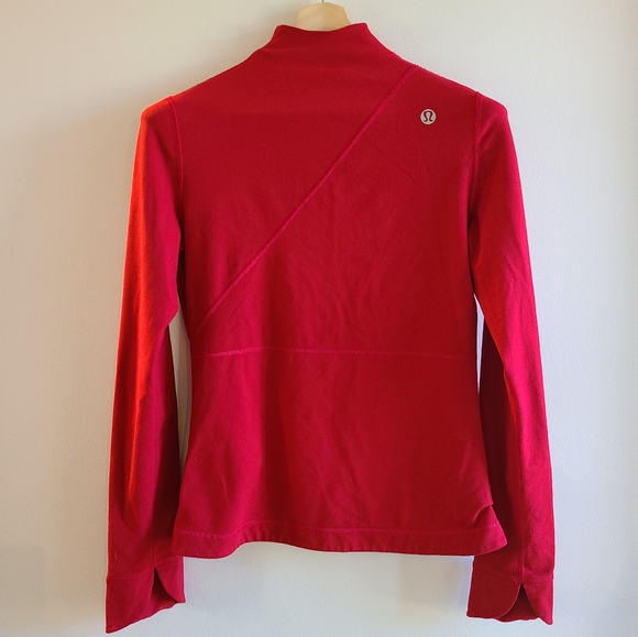 Lululemon, Red Running Zip up - Picture 4 of 9